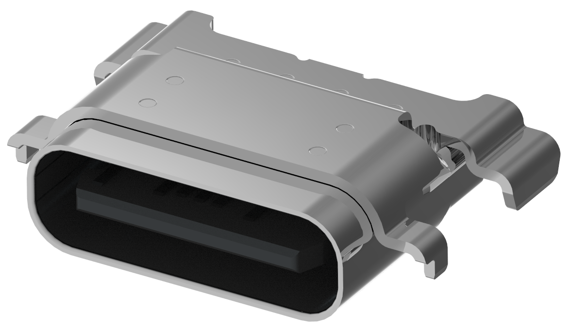 XB - atcf - 12 - 004 type C 12P femelle étanche coque extensible quatre pieds gaine (pied 4.0) L = 7.65mm, SMT ne montre pas la version de données de charge